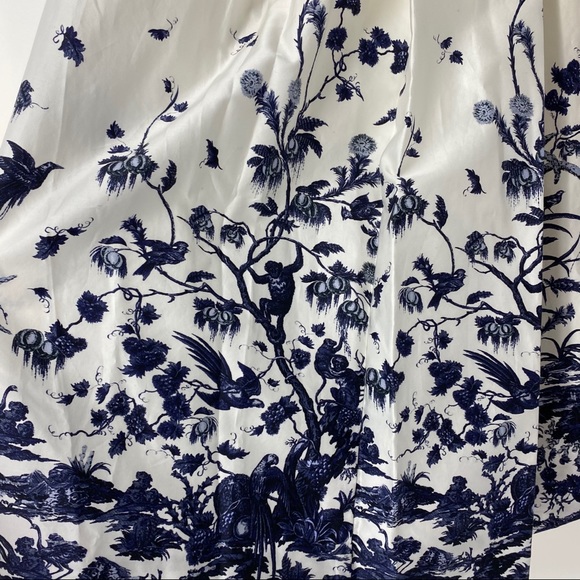 ERDEM Elena Floral Graphic Print Midi Skirt - Picture 4 of 13